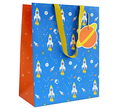 gift bag large rocket into space (5pcs)
