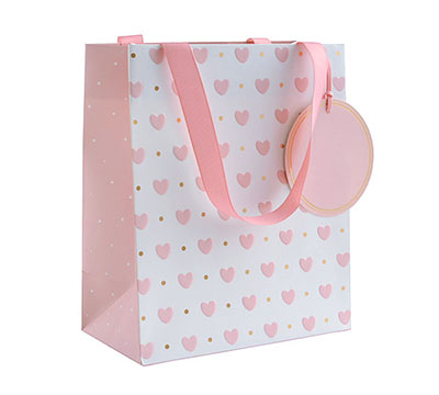 gift bag medium heartz n dotz (5pcs)