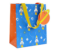 gift bag medium rocket into space (5pcs)