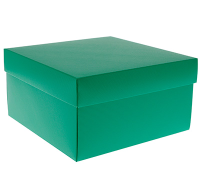 gift box cake (5pcs) - emerald (textured)