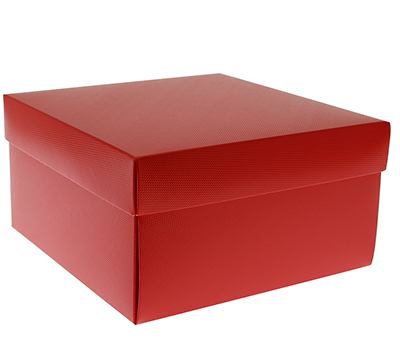 gift box cake (5pcs) - siren (textured red)
