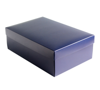 gift box - shoe - navy strength (textured)