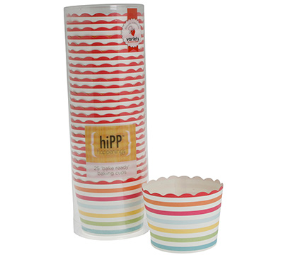 baking cups carnival stripe (6pkts)