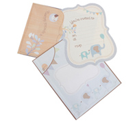 invitations special delivery (4pkts) - little boy