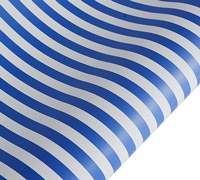 roll wrap - 5m blue stripe - pack