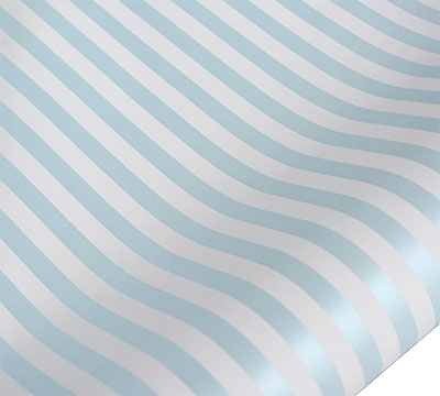 5m pearlised stripe wrap - blue-white pack