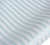 5m pearlised stripe wrap - blue-white pack