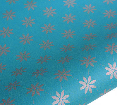 5m daizy dayz kraft wrap - teal-copper pack