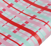 5m check mate - pink-ice mint-red - pack