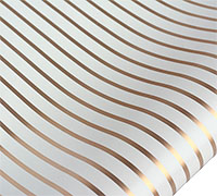 5m thin stripe wrap - creme-gold pack