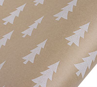 5m nordic pine on kraft wrap - white pack