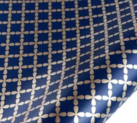 5m clover wrap - navy-gold pack