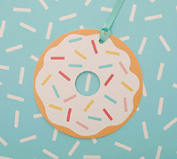 gift tag - donut
