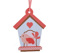 gift tag - little people - bird