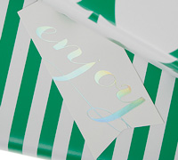 gift tag  enjoy unicorn foil (5pkts)
